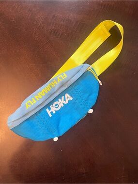 Hoka Blue & Yellow Running Waist Pack